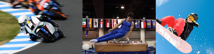 モータースポーツ・体操・スノーボード